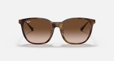 Солнцезащитные очки унисекс Ray-Ban RB4333D коричневые