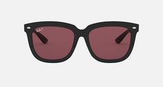 Солнцезащитные очки унисекс Ray-Ban RB4262D черные/красные