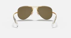 Солнцезащитные очки унисекс Ray-Ban RB3449 золотые/коричневые