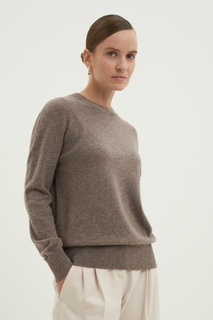 Джемпер женский Finn Flare FWD11171 коричневый S