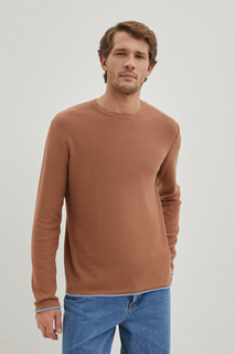 Джемпер мужской Finn Flare FBE21116 коричневый S