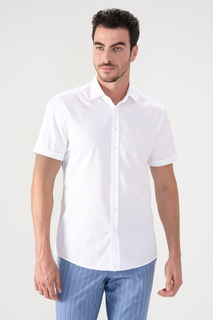 Рубашка мужская Cacharel G051SZ0040GOSKISA белая 44