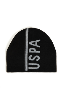 Шапка бини мужская US Polo Assn A081SZ0DH0LACEB-SK21 черная, one size