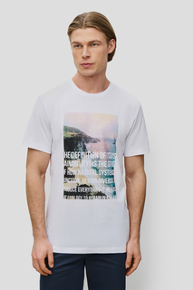 Футболка мужская Baon B7323011 белая 3XL