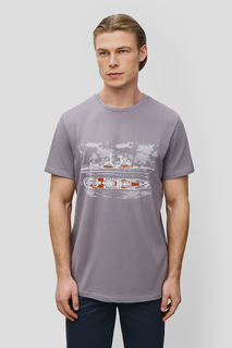 Футболка мужская Baon B7322052 серая M