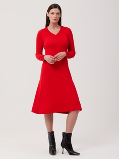 Платье женское Eleganzza 1231155002 красное 44 RU