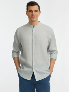 Рубашка мужская oodji 3L310194M-1 серая 2XL
