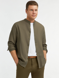 Рубашка мужская oodji 3L310194M-1 зеленая L