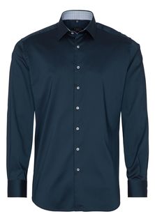 Рубашка мужская ETERNA 3372-19-X14P синяя 44