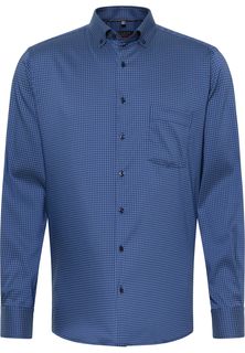 Рубашка мужская ETERNA 4051-17-X18U синяя 46