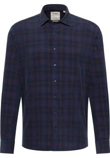 Рубашка мужская ETERNA 2561-19-VS1K синяя 43/44