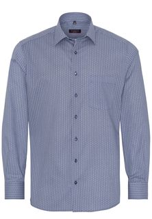 Рубашка мужская ETERNA 3871-19-X19P синяя 43