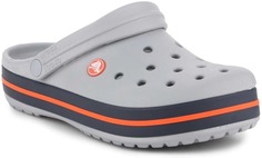 Сабо унисекс Crocs Crocband серые 12 US