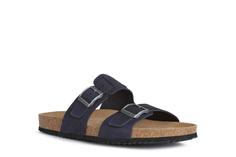 Шлепанцы мужские GEOX U159VB00032C4002 коричневые 46 EU