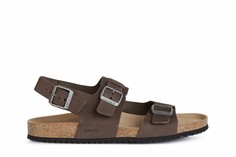 Сандалии мужские GEOX U159VA00032C6024 коричневые 40 EU