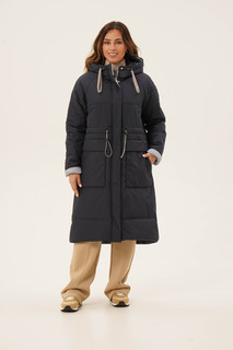 Пальто женское Maritta 28-3006-10 серое 46 EU