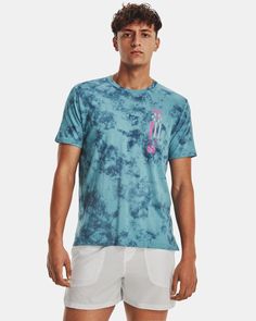 Футболка мужская Under Armour 77-1377852 голубая S
