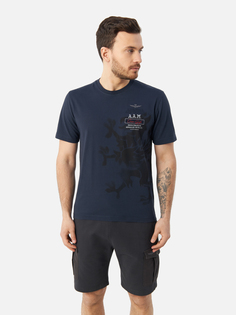 Футболка мужская Aeronautica Militare TS2200J584 синяя L