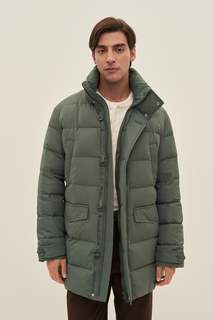 Куртка мужская Finn Flare FAD21057 зеленая 2XL