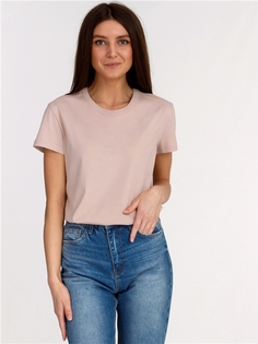 Футболка женская Апрель 1ЖДФК2656001 бежевая 96/164