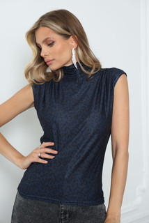Блуза женская by Ksenia Avakyan 26400 синяя 52 RU