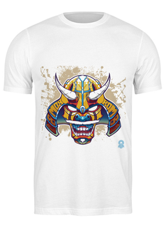 Футболка мужская Printio Маска самурая 2138542 белая M