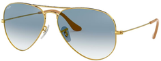 Солнцезащитные очки мужские Ray-Ban 0RB3025 / 58 001/3F синие