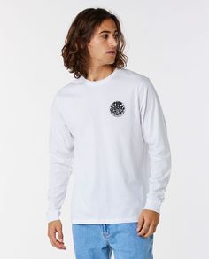 Лонгслив мужской Rip Curl 01ZMTE белый L