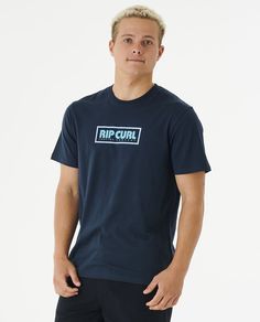 Футболка мужская Rip Curl 01AMTE синяя M