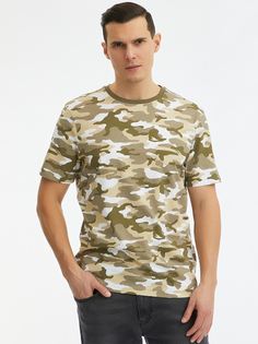 Футболка мужская oodji 5B621002M-4 зеленая XXL