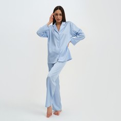 Пижама женская KAFTAN Треугольники голубая 40-42 RU