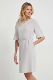 Платье женское Calvin Klein K20K206375 серое 40 EU