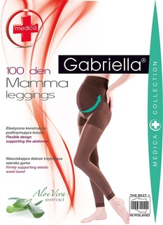 Леггинсы женские Gabriella GAB Mamma 100 л коричневые S/M