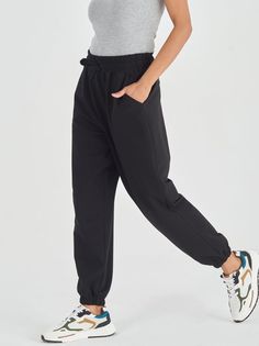 Спортивные брюки женские LAINA S21-W1-754 черные 46 RU