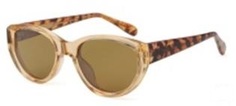 Солнцезащитные очки женские Vitacci EV24118-3 коричневые