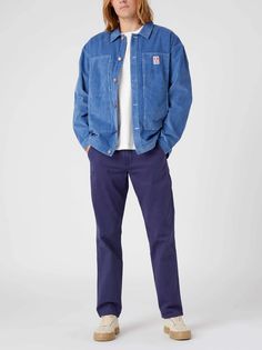 Брюки мужские Wrangler W1C0FUX7M синие 32/32