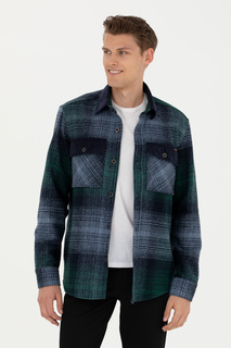 Рубашка мужская US Polo Assn G081SZ0040AZAMO синяя 2XL