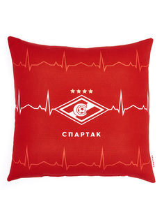 Подушка Хлопковый Край Spartak HEARTBEAT белая/красная