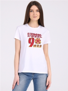 Футболка женская Апрель 269жен001РП белая 96/164