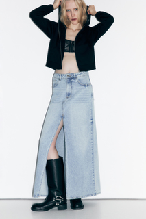 Юбка женская Befree 2411212006-101 синяя S