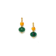 Серьги подвески из бижутерного сплава Nature Bijoux NB24.1-12CP79068, эмаль