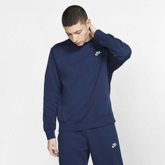 Худи мужское Nike M Sportswear Club Fleece Crew синее 2XL
