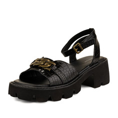 Босоножки женские INSTREET 77-31WA-812SS черные 36 RU