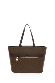 Сумка тоут женская US Polo Assn A082SZ057KOL23Y023 коричневая