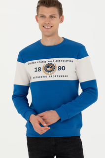 Свитшот мужской US Polo Assn G081SZ0820DUTSE синий 2XL