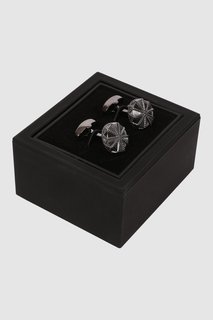 Запонки мужские Kanzler 20S-CFL02-UL/09 темный никель