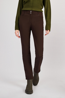 Брюки женские Baon B091506 коричневые M