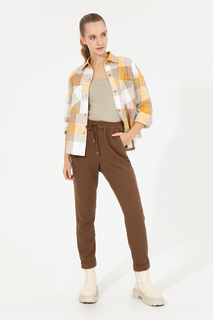 Брюки женские U.S. POLO Assn. G082SZ0780LEROY коричневые 38