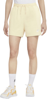 Повседневные шорты женские Nike W Club Fleece Jersey Mid-Rise Shorts бежевые L