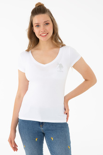 Футболка женская U.S. POLO Assn. G082SZ0110TV0121 белая M